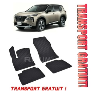 Nissan X-Trail E-Power fabricat din 2023 - Prezent, Suv, set covorase auto dedicate, din cauciuc 100% Premium - Transport Gratuit