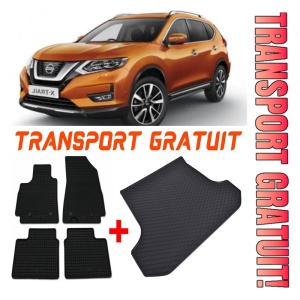 Nissan X-Trail Set Covorase + tavita portbagaj auto Nissan X-Trail e-Power fabricatie 2023 - prezent, caroserie suv, 5 locuri