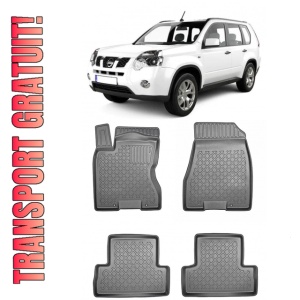 Nissan X-Trail T31, Suv, Din 06.2007 - 07.2014 , Set Covorase Auto Tip Tavita Premium 3D, din cauciuc