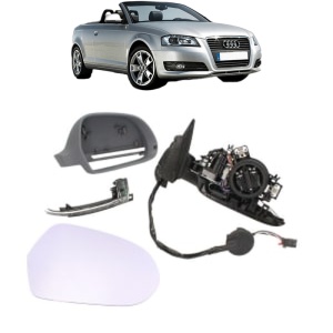 Oglinda Dreapta AUDI A3 Convertible (8P7) din 2008 - 2013, Auto, Reglaj electric, Completa - Img 2