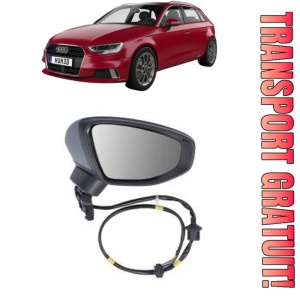 Oglinda Dreapta AUDI A3 Sportback (8YA, 8YF) din 2019 - 2024, Auto, Reglaj electric, Completa
