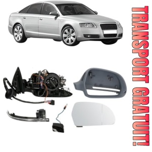 Oglinda Dreapta AUDI A6 C6 (4F2) din 2004 - 2011, Auto, Reglaj electric, Completa