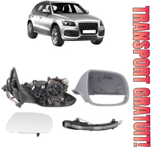Oglinda Dreapta AUDI Q5 (8RB) din 2008 - 2017, Auto, Reglaj electric, Completa