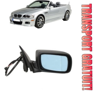 Oglinda Dreapta BMW Seria 3 Convertible (E46) din 2000 - 2007, Auto, Reglaj electric, Completa