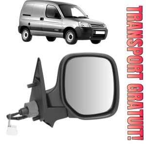 Oglinda Dreapta CITROEN BERLINGO / BERLINGO FIRST Box Body/MPV (M_) din 1996 - 2011, Auto, Reglaj mecanic, Completa