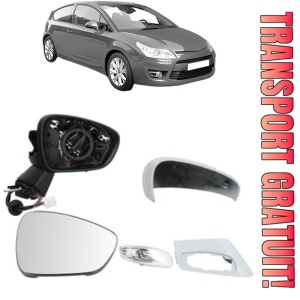 Oglinda Dreapta CITROEN C4 Coupe (LA_) din 2004 - 2011, Auto, Reglaj electric, Completa