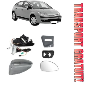 Oglinda Dreapta CITROEN C4 I (LC_) din 2004 - 2012, Auto, Reglaj electric, Completa