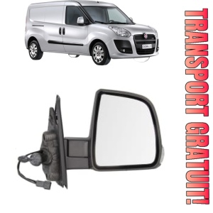Oglinda Dreapta FIAT DOBLO Bus (263_) din 2010 - 2023, Auto, Reglaj mecanic, Completa