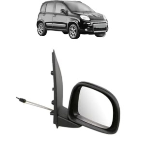 Oglinda Dreapta FIAT PANDA VAN (312_, 519_) din 2012 - 2020, Auto, Reglaj mecanic, Completa - Img 2