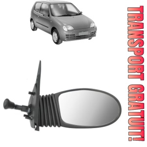 Oglinda Dreapta FIAT SEICENTO / 600 (187_) din 1997 - 2010, Auto, Reglaj mecanic, Completa
