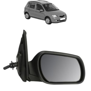 Oglinda Dreapta MAZDA 2 (DY) din 2003 - 2007, Auto, Reglaj mecanic, Completa - Img 2