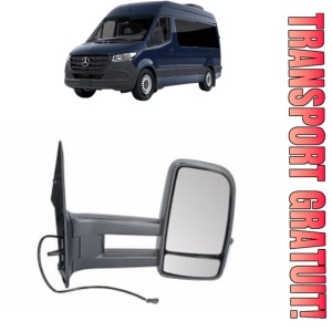 Oglinda Dreapta MERCEDES-BENZ SPRINTER 3,5-t Van (B907, B910) din 2018 - 2025, Auto, Reglaj manual, Completa