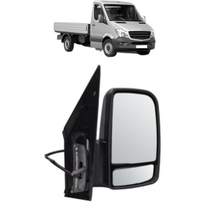 Oglinda Dreapta MERCEDES-BENZ SPRINTER 3-t Platform/Chassis (B906) din 2006 - 2018, Auto, Reglaj manual, Completa - Img 2