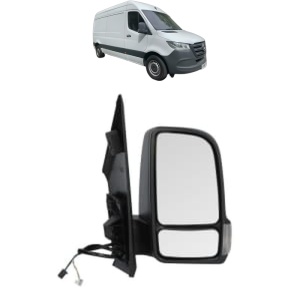 Oglinda Dreapta MERCEDES-BENZ SPRINTER 3-t Van (B910) din 2018 - 2025, Auto, Reglaj electric, Completa - Img 2