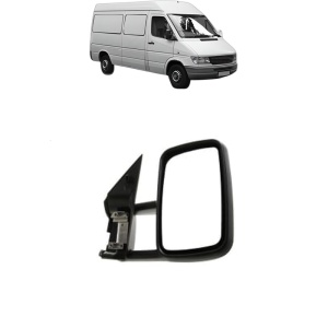 Oglinda Dreapta MERCEDES-BENZ SPRINTER 4-t Van (B904) din 1995 - 2006, Auto, Reglaj manual, Completa - Img 2