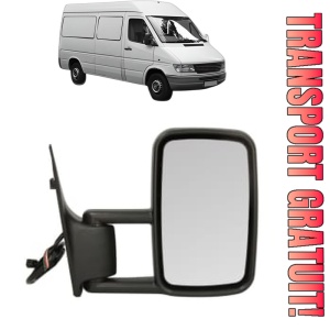 Oglinda Dreapta MERCEDES-BENZ SPRINTER 4-t Van (B904) din 1995 - 2006, Auto, Reglaj electric, Completa