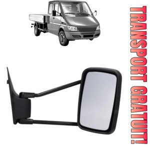 Oglinda Dreapta MERCEDES-BENZ SPRINTER 5-t Platform/Chassis (B905) din 2001 - 2006, Auto, Reglaj manual, Completa