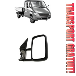 Oglinda Dreapta MERCEDES-BENZ SPRINTER 5-t Platform/Chassis (B905) din 2001 - 2006, Auto, Reglaj manual, Completa