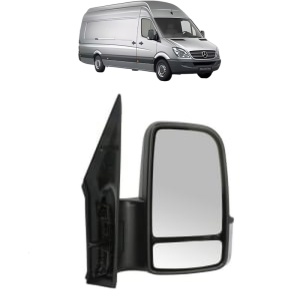 Oglinda Dreapta MERCEDES-BENZ SPRINTER 5-t Van (B906) din 2006 - 2018, Auto, Reglaj electric, Completa - Img 2