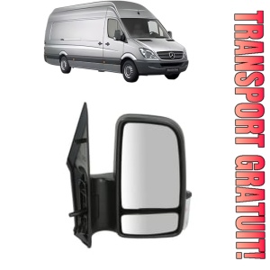Oglinda Dreapta MERCEDES-BENZ SPRINTER 5-t Van (B906) din 2006 - 2018, Auto, Reglaj manual, Completa