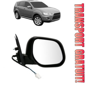 Oglinda Dreapta MITSUBISHI OUTLANDER II Van (CW_W) din 2010 - 2012, Auto, Reglaj electric, Completa
