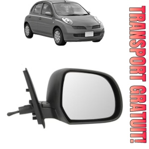 Oglinda Dreapta NISSAN MICRA III (K12) din 2002 - 2010, Auto, Reglaj mecanic, Completa