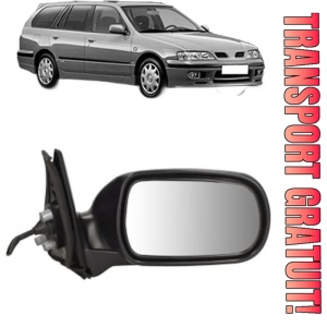 Oglinda Dreapta NISSAN PRIMERA Hatchback (P10) din 1990 - 1996, Auto, Reglaj manual, Completa