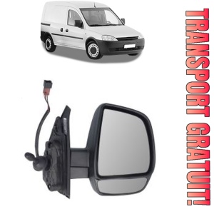 Oglinda Dreapta OPEL COMBO Box Body/MPV din 2001 - 2012, Auto, Reglaj mecanic, Completa