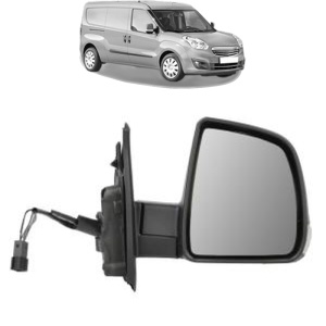 Oglinda Dreapta OPEL COMBO Box Body/MPV (X12) din 2012 - 2016, Auto, Reglaj mecanic, Completa - Img 2
