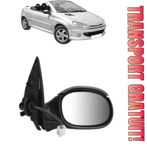 Oglinda Dreapta PEUGEOT 206 CC (2D) din 2000 - 2007, Auto, Reglaj electric, Completa