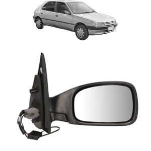 Oglinda Dreapta PEUGEOT 306 Hatchback Van din 1993 - 2001, Auto, Reglaj electric, Completa - Img 2