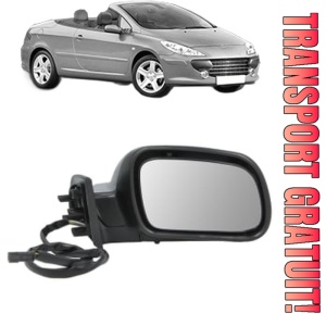 Oglinda Dreapta PEUGEOT 307 CC (3B) din 2003 - 2009, Auto, Reglaj electric, Completa