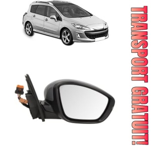 Oglinda Dreapta PEUGEOT 308 SW I (4E_, 4H_) din 2007 - 2014, Auto, Reglaj electric, Completa