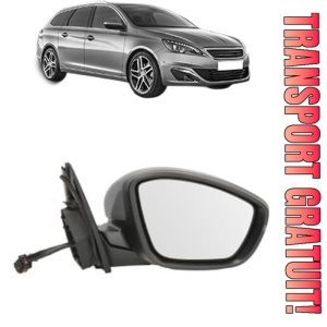 Oglinda Dreapta PEUGEOT 308 SW II (LC_, LJ_, LR_, LX_, L4_) din 2014 - 2021, Auto, Reglaj electric, Completa