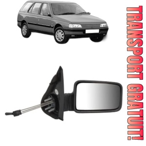 Oglinda Dreapta PEUGEOT 405 II Estate Van (4E_) din 1992 - 1995, Auto, Reglaj mecanic, Completa