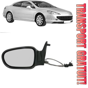 Oglinda Dreapta PEUGEOT 407 Coupe (6C_) din 2005 - 2009, Auto, Reglaj electric, Completa
