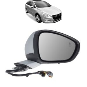 Oglinda Dreapta PEUGEOT 508 SW Estate Van (8E_) din 2011 - 2018, Auto, Reglaj manual, Completa - Img 2