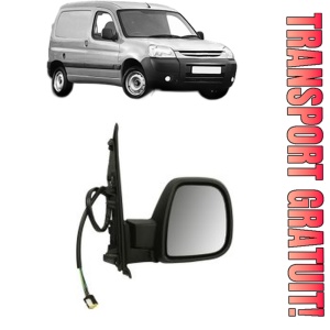 Oglinda Dreapta PEUGEOT PARTNER Box Body/MPV din 2008 - 2016, Auto, Reglaj electric, Completa