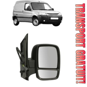 Oglinda Dreapta PEUGEOT PARTNER Box Body/MPV din 2008 - 2016, Auto, Reglaj electric, Completa
