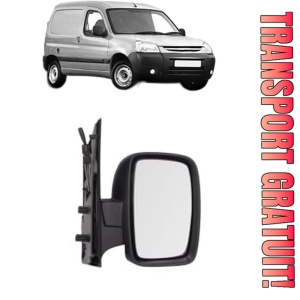 Oglinda Dreapta PEUGEOT PARTNER Box Body/MPV din 2008 - 2016, Auto, Reglaj mecanic, Completa