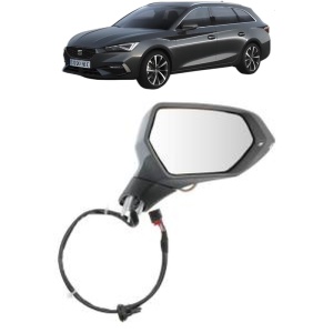 Oglinda Dreapta SEAT LEON Sportstourer (KL8, KLD) din 2020 - 2024, Auto, Reglaj electric, Completa - Img 2