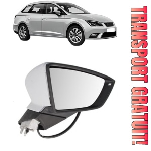 Oglinda Dreapta SEAT LEON ST (5F8) din 2012 - 2020, Auto, Reglaj electric, Completa
