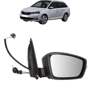 Oglinda Dreapta SKODA FABIA III Estate (NJ5) din 2014 - 2022, Auto, Reglaj mecanic, Completa - Img 2