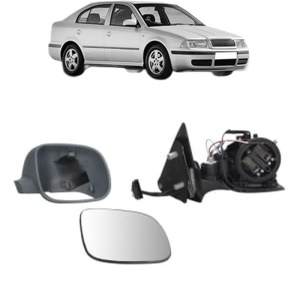 Oglinda Dreapta SKODA OCTAVIA I (1U2) din 1996 - 2010, Auto, Reglaj electric, Completa - Img 2