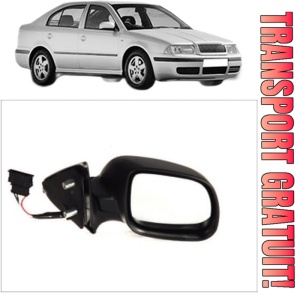 Oglinda Dreapta SKODA OCTAVIA I (1U2) din 1996 - 2010, Auto, Reglaj electric, Completa
