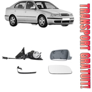 Oglinda Dreapta SKODA OCTAVIA I (1U2) din 1996 - 2010, Auto, Reglaj mecanic, Completa