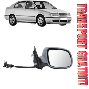 Oglinda Dreapta SKODA OCTAVIA I (1U2) din 1996 - 2010, Auto, Reglaj mecanic, Completa