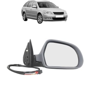 Oglinda Dreapta SKODA OCTAVIA II Combi (1Z5) din 2004 - 2013, Auto, Reglaj electric, Completa - Img 2
