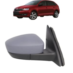 Oglinda Dreapta SKODA RAPID Spaceback (NH1) din 2012 - 2019, Auto, Reglaj electric, Completa - Img 2