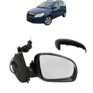Oglinda Dreapta SKODA ROOMSTER din 2006 - 2015, Auto, Reglaj mecanic, Completa - Img 2